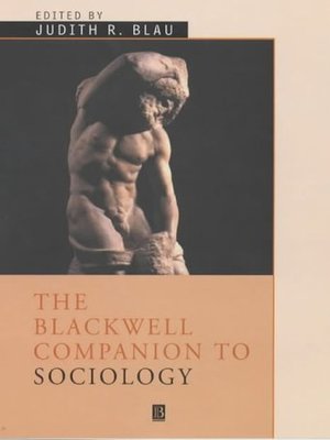 cover image of The Blackwell Companion to Sociology